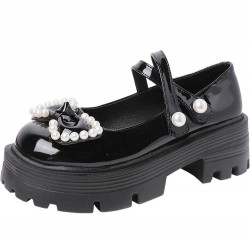 Anti Slip Mary Jane Shoes With Black For Women