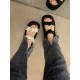 New Outer Wear Retro Platform Sandals With Black