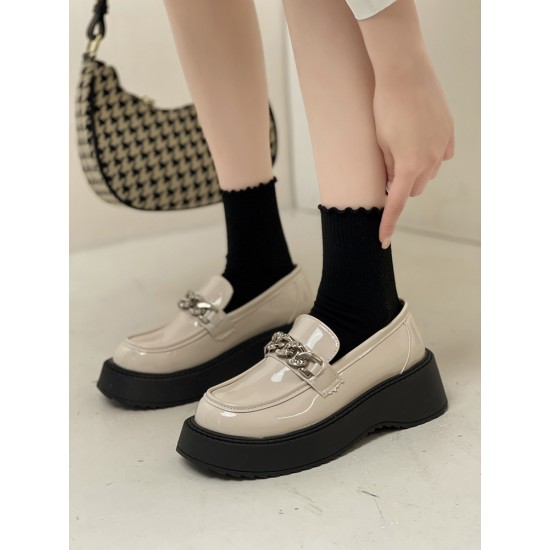 Summer Platform Shoes Black Mary Jane Shoes 2 Clolor